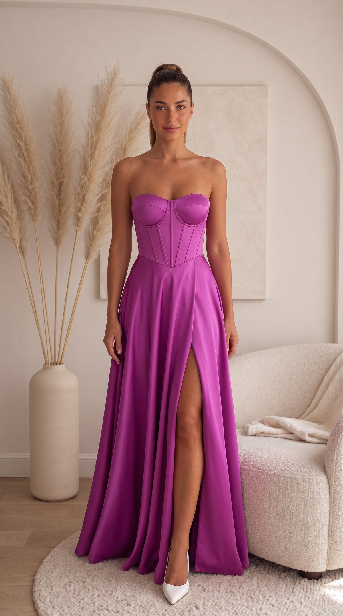 ABITO VANESSA - MAGENTA - front