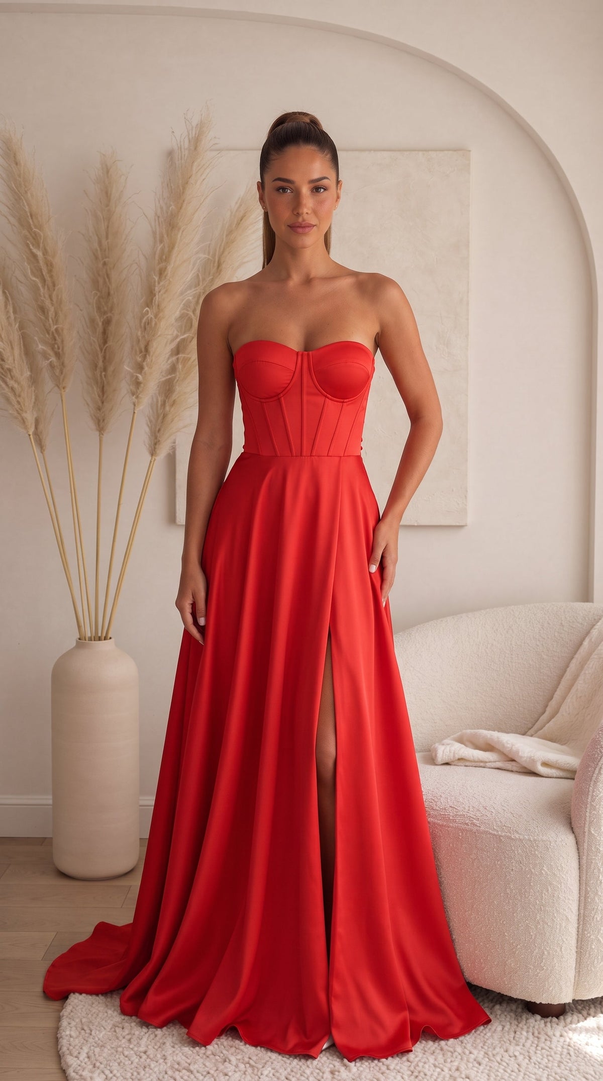 ABITO VANESSA - ROSSO - front