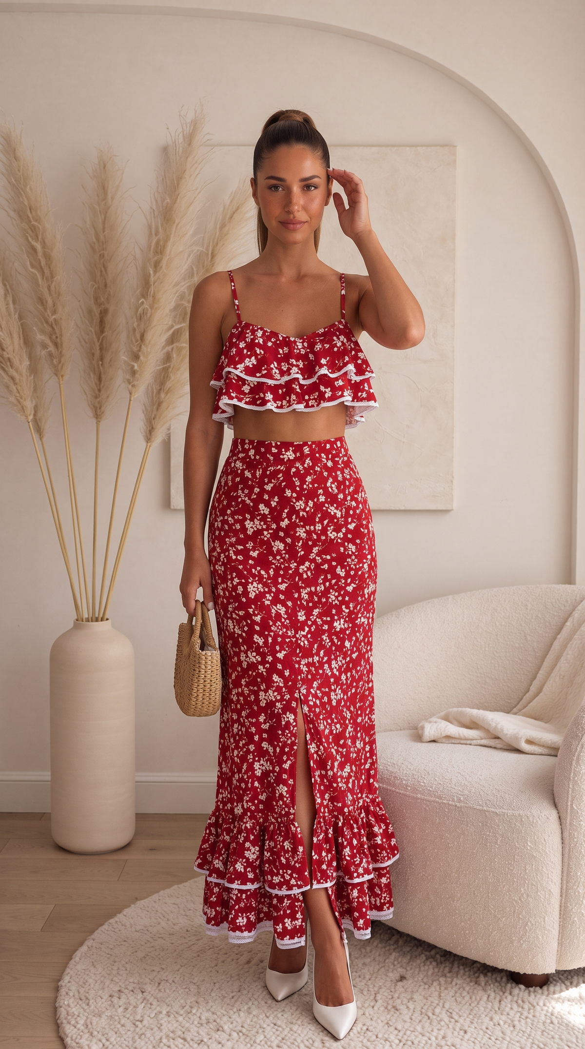 Coordinato Peschici - Rosso