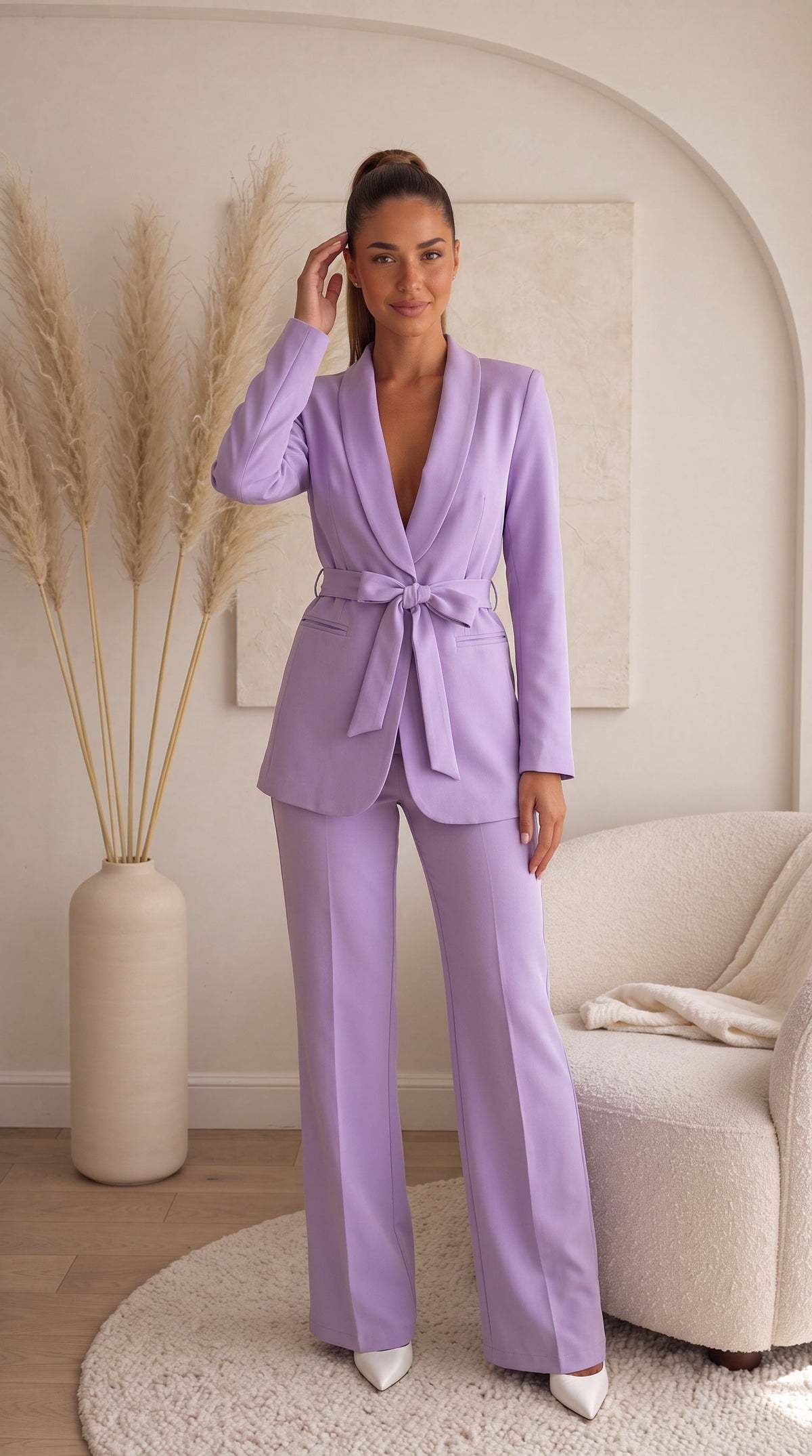 TAILLEUR EMRATA - LILLA - front