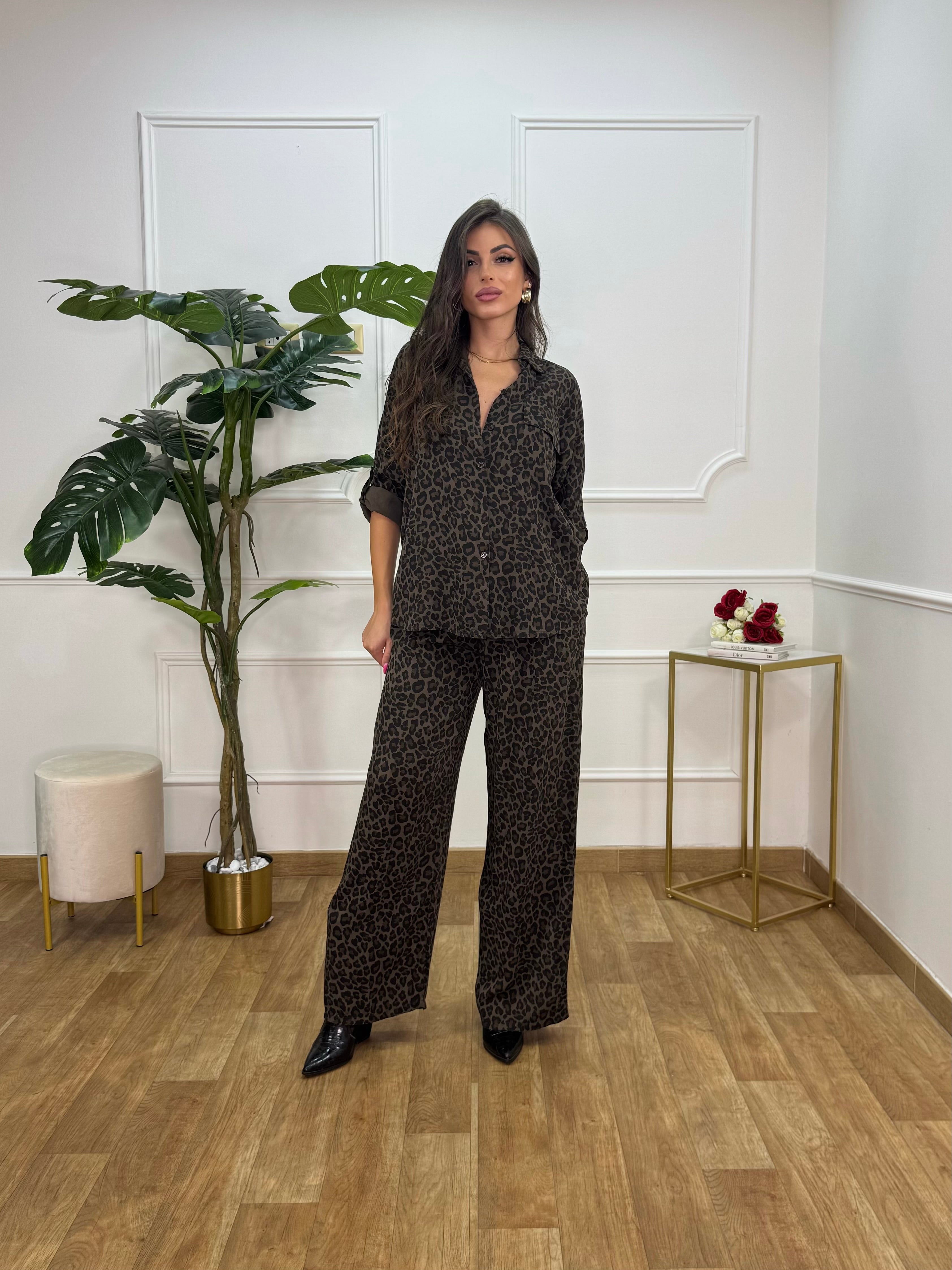 Camicia Leopard