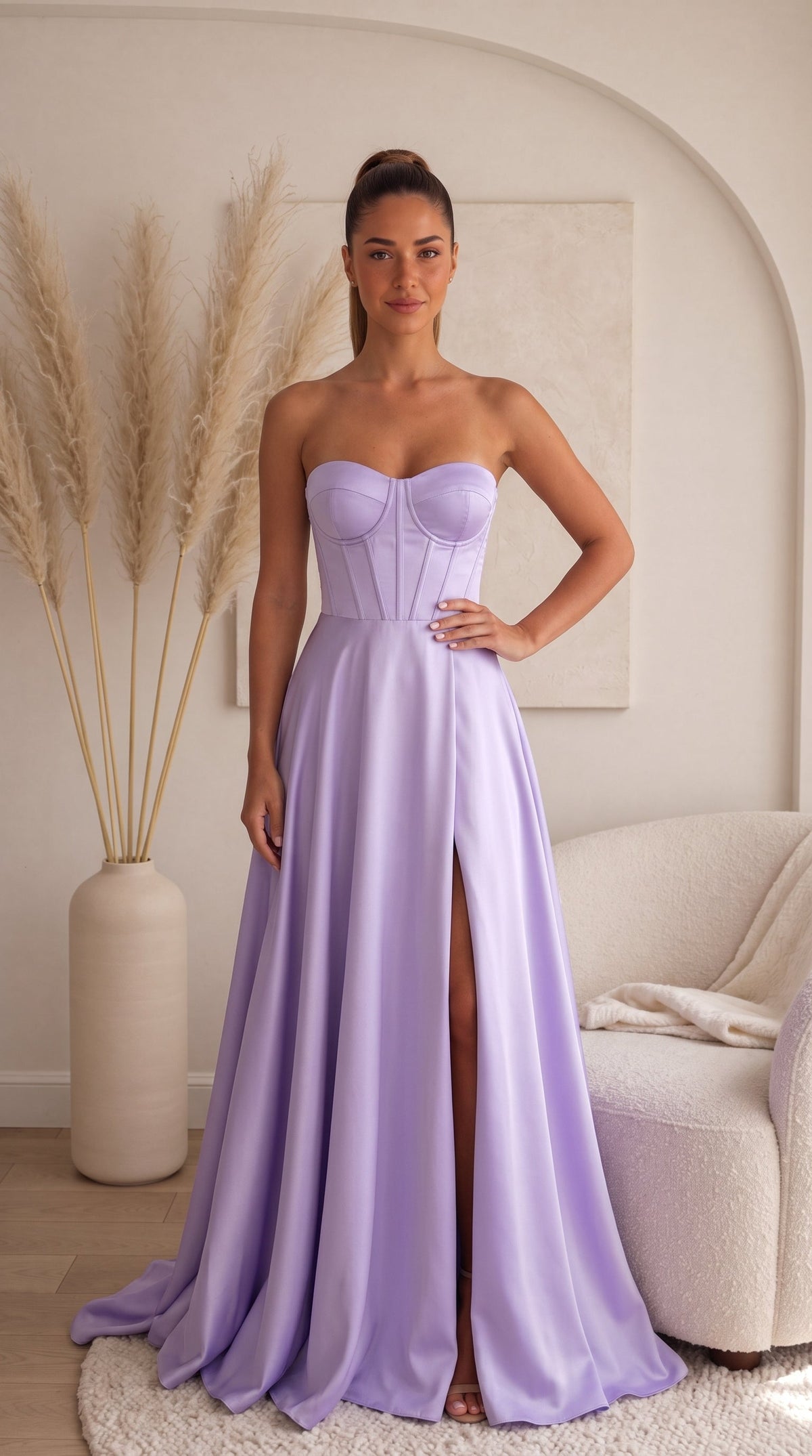 ABITO VANESSA - LILLA - front